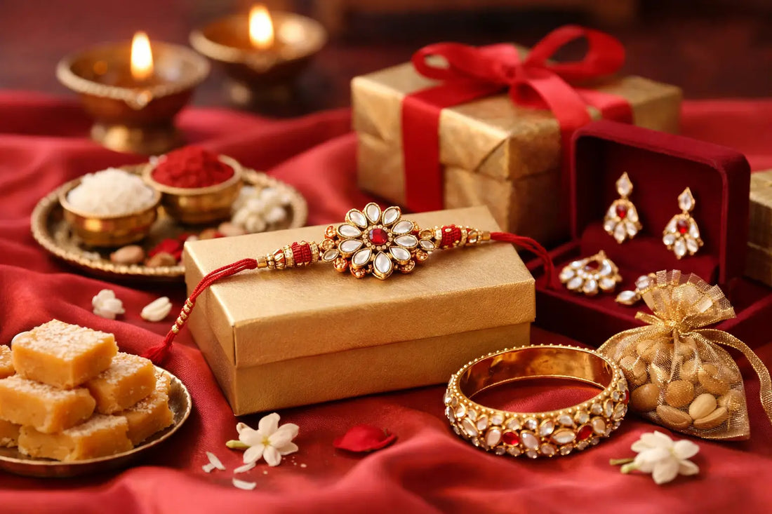 Kundan Rakhi Gifts for a Meaningful Rakhi