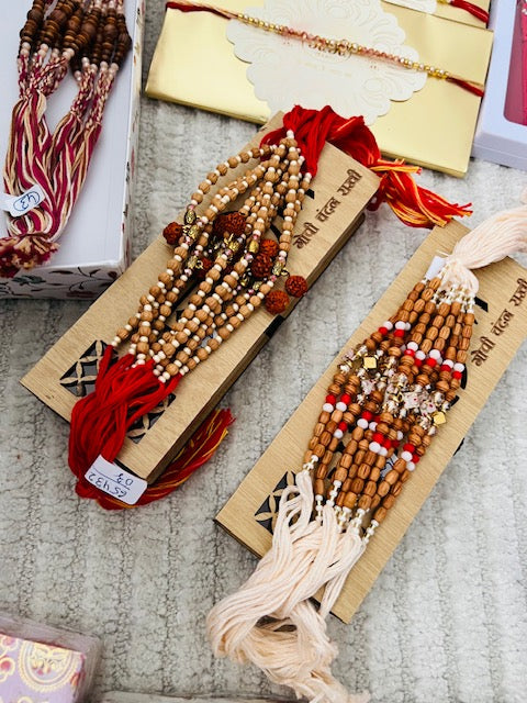 Chandan Rakhi with Beads