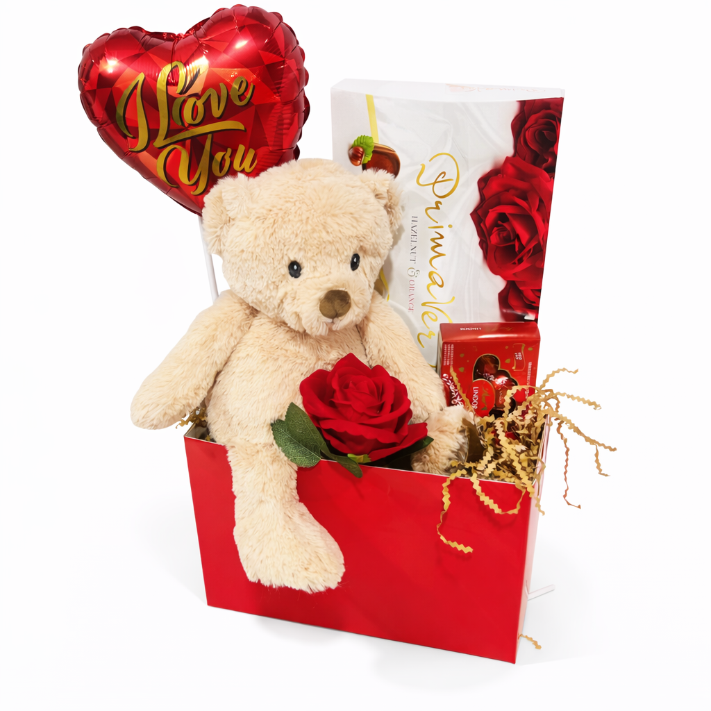 Red Love Gift Basket