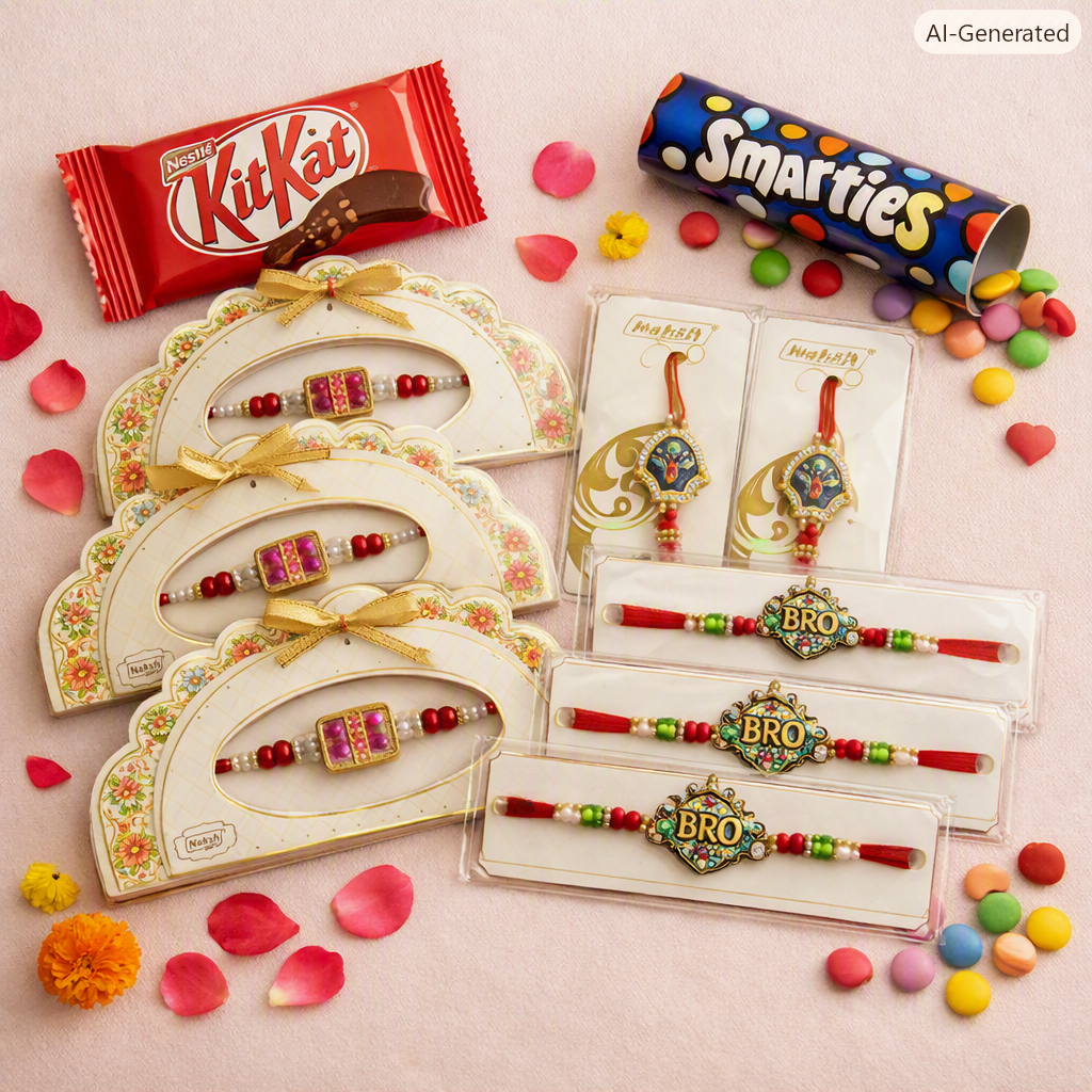 Rakhi & Chocolate Combo