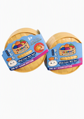 Two Squishy Bun One Set Sugar Edition mystery packs in basket-style containers