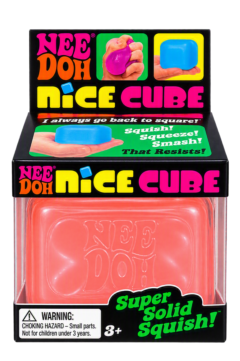 NeeDoh Nice Cube Sensory Squishy Toy - Surprise Colour
