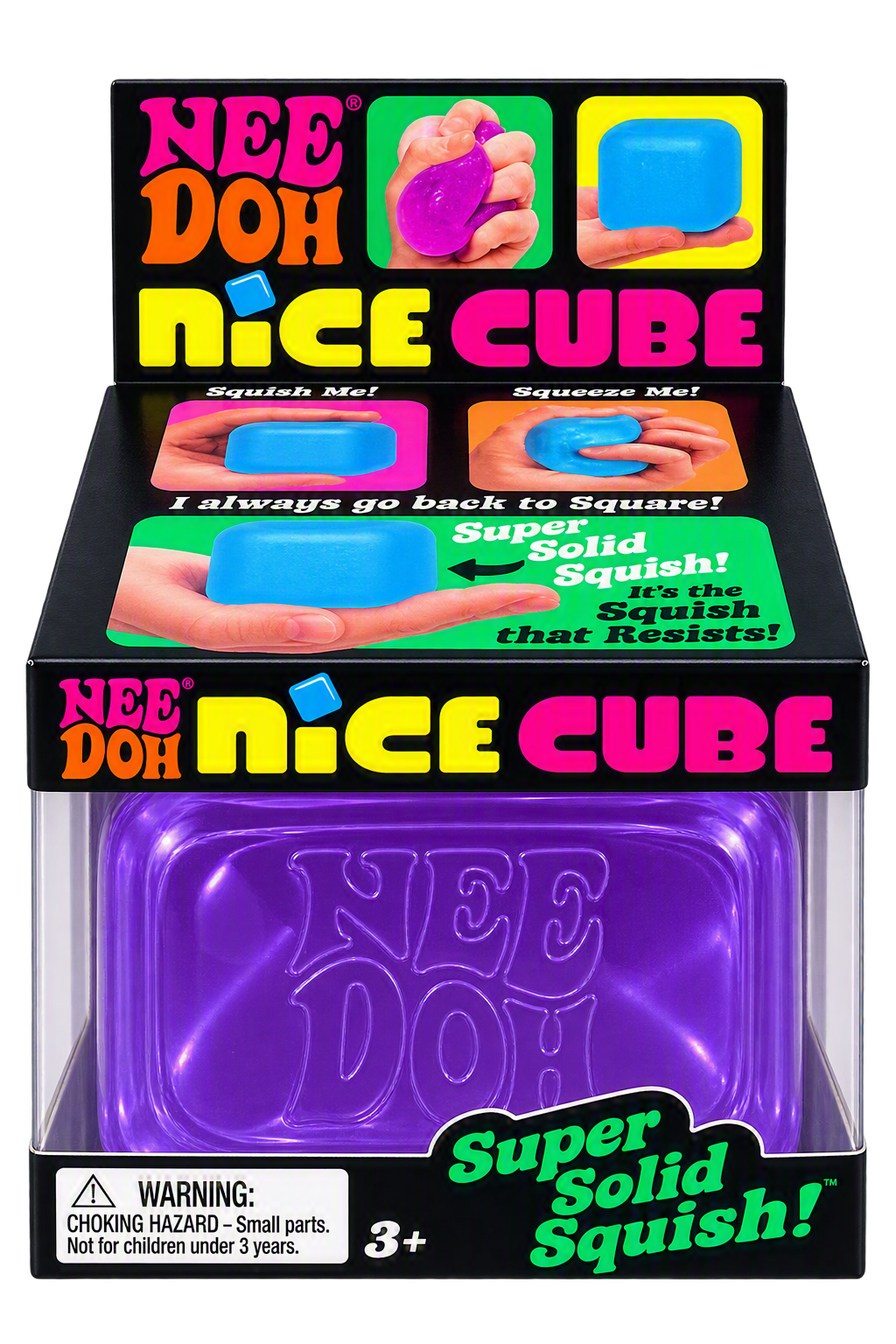 NeeDoh Nice Cube Sensory Squishy Toy - Surprise Colour