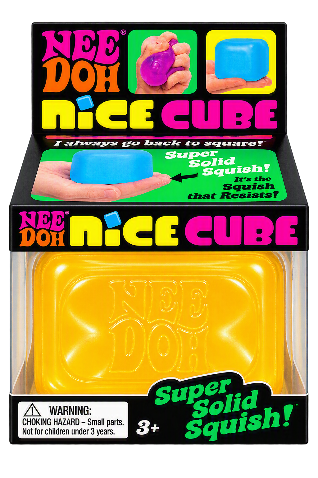 NeeDoh Nice Cube Sensory Squishy Toy - Surprise Colour