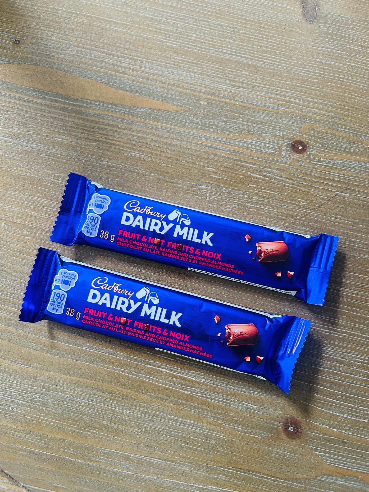 Dairy Milk Fruit and Nut