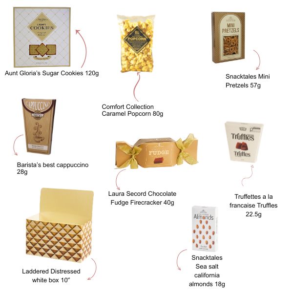 Golden Mosaic Gift Basket