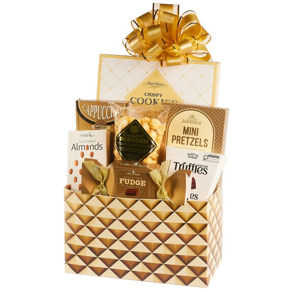 Golden Mosaic Gift Basket