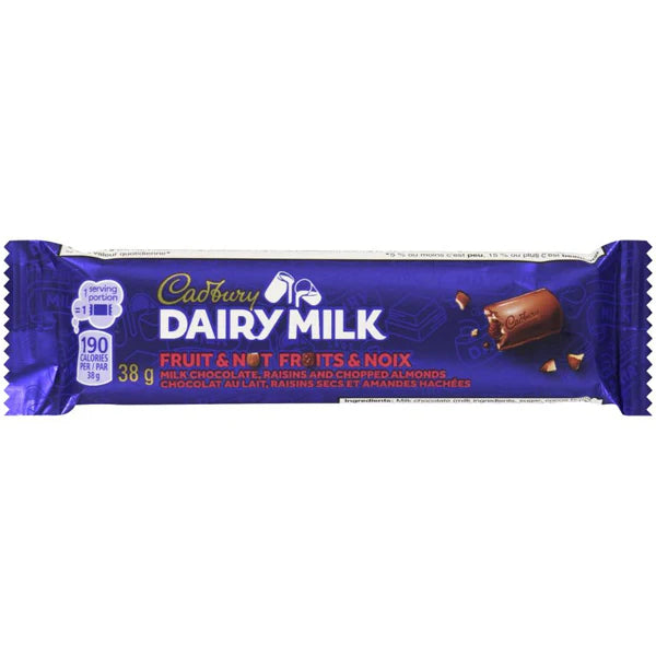 Dairy Milk Fruit and Nut