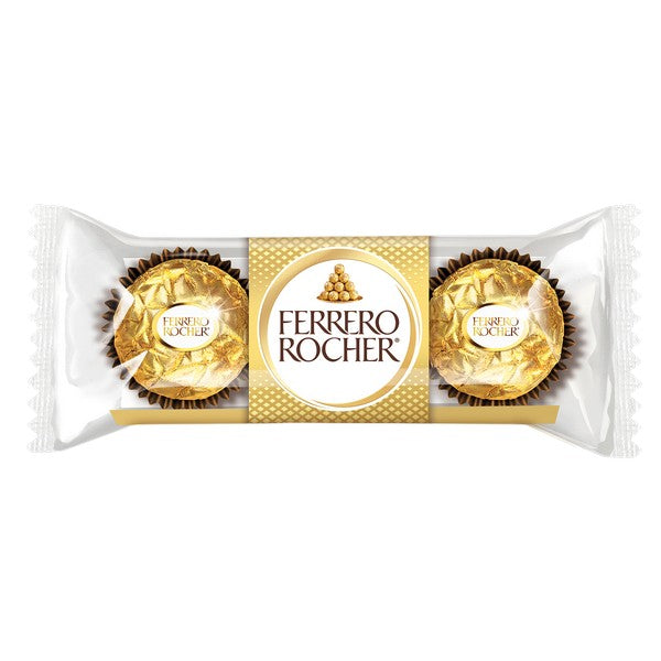 Ferrero Rocher Chocolate Singles (Pack of 3) 37.5g