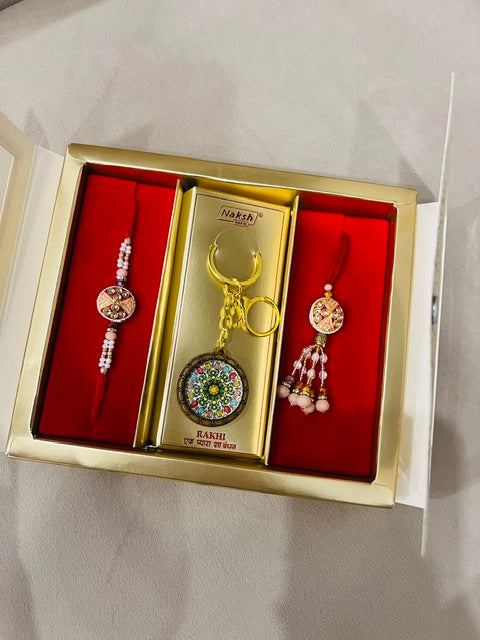 Bhiaya Bhabi Rakhi Gift SET