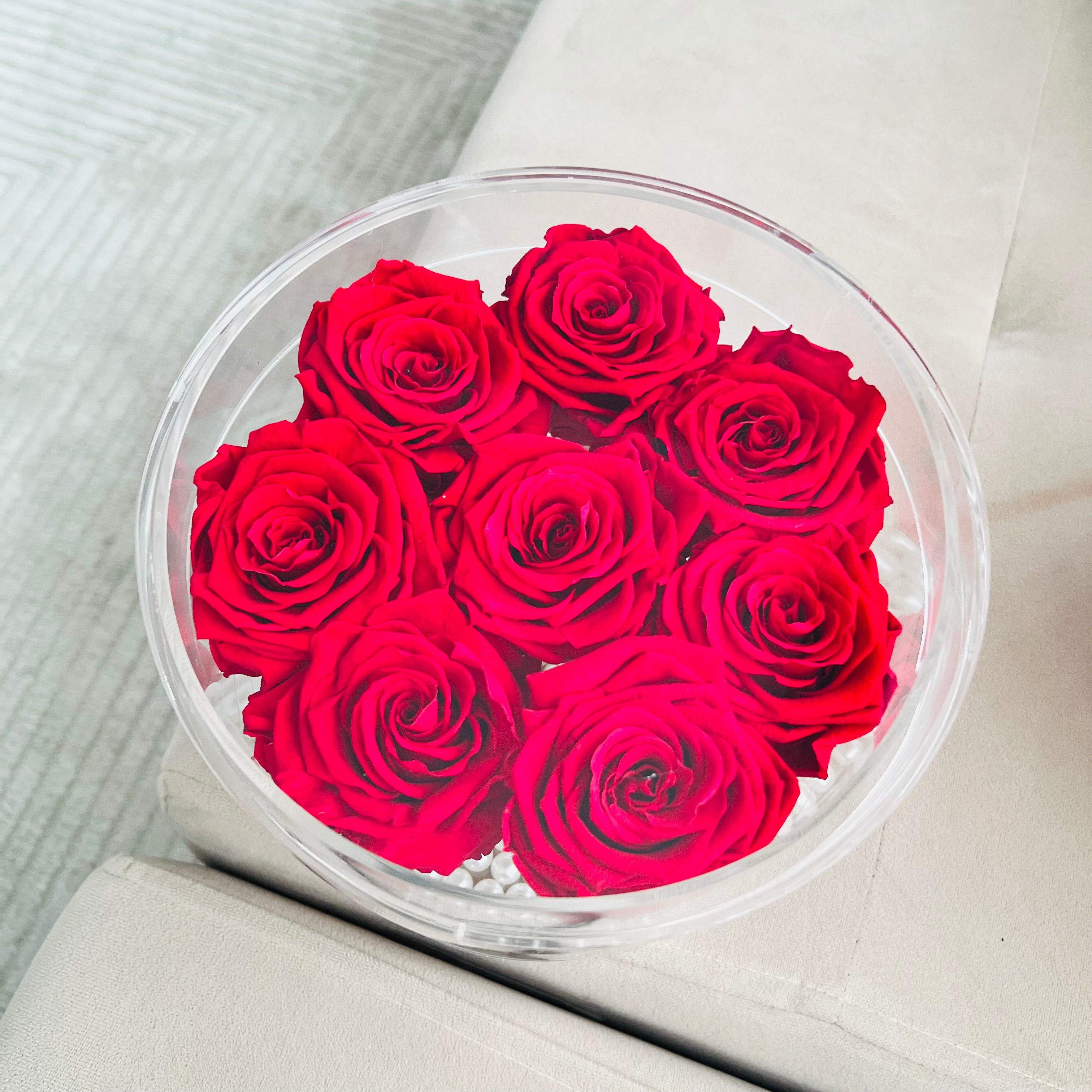 Forever Roses in Acrylic Box