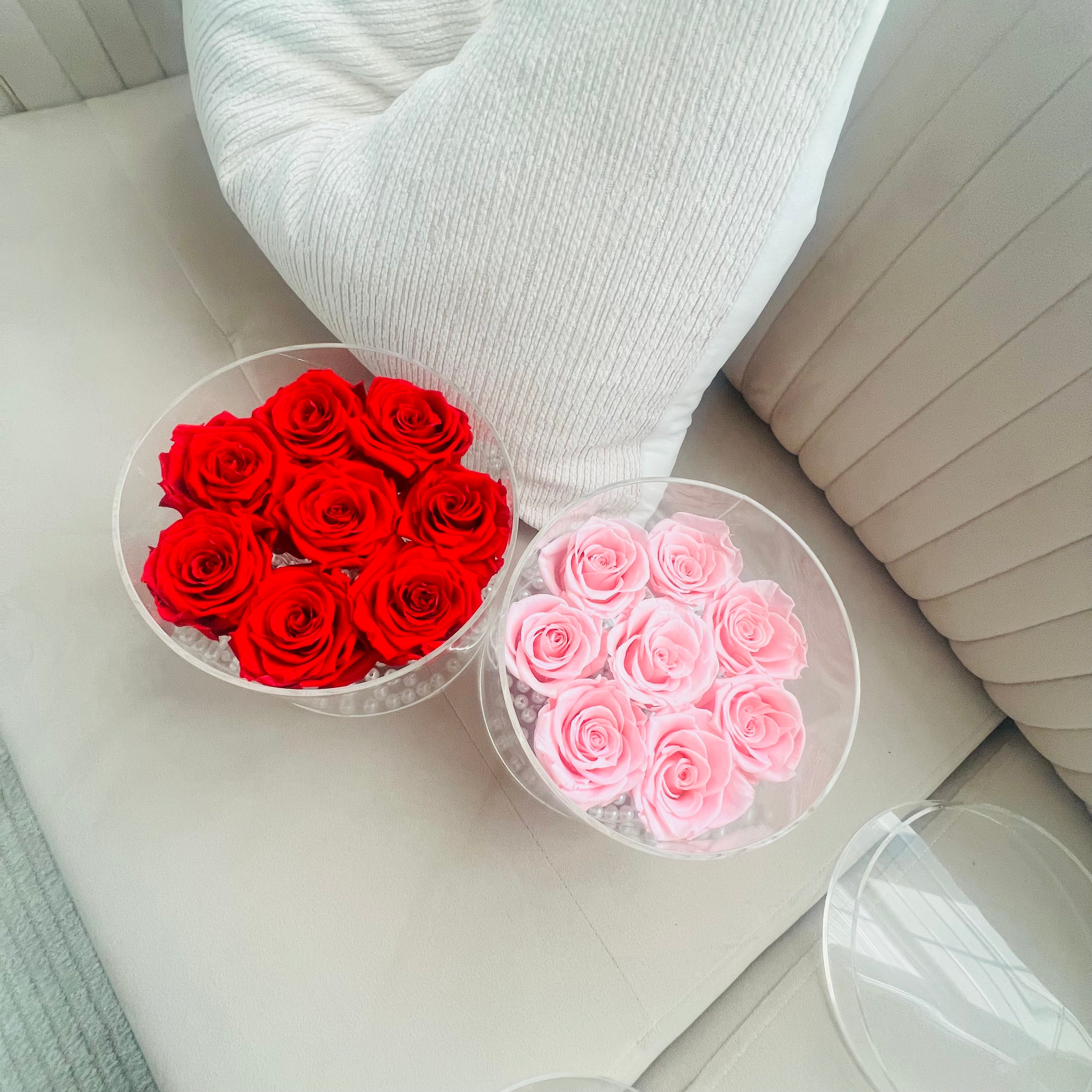 Forever Roses in Acrylic Box