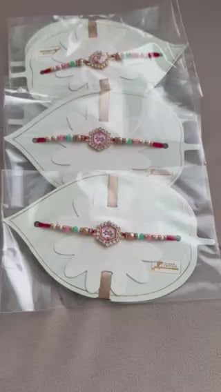 Designer Floral Rakhi
